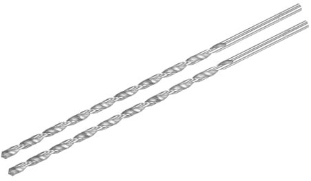 QUARKZMAN 2Pcs Mèche de Perçage Droite de 5 mm X 250 mm pour Perceuse Électrique