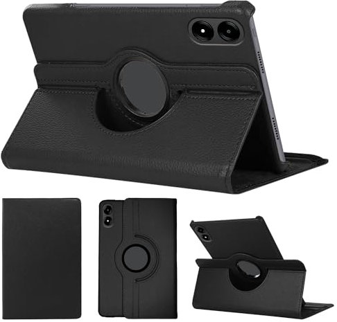 SWEIMEN Custodia Protettiva Compatibile con Xiaomi Redmi Pad Pro (12.1 pollice) tavoletta, con supporto girevole a 360°