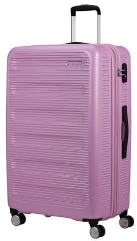 American Tourister Astrobeam - Spinner L, étui Extensible, 77 cm, 97/110 L, Violet (Pastel Lavender)