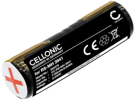 CELLONIC, Akku für Rasierer kompatibel mit Braun Oral-B Sonic 3721, DLX S18.535.3 (2.4V, 1100mAh)
