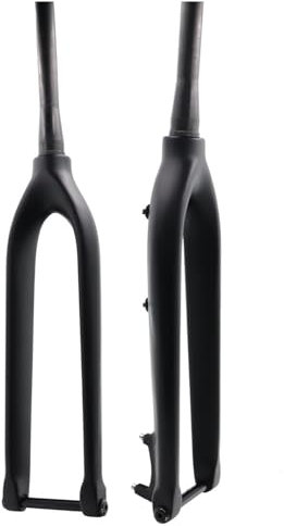 HWEVDHJ Fourche Rigide De VTT Entièrement en Carbone 29 Pouces Axe Traversant 100 * 15 Mm Frein À Disque Fourche Dure Fourche Avant À Tube Conique 1-1/2