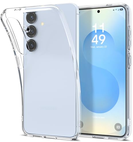 Spigen Liquid Crystal Case Compatible with Samsung Galaxy S25 Plus - Crystal Clear