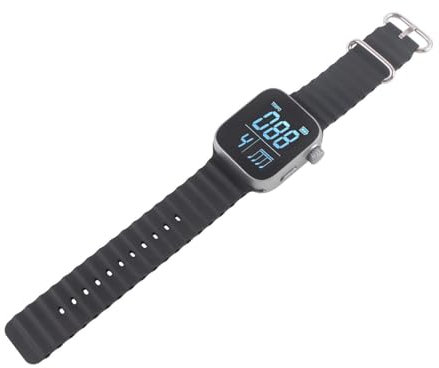 LOVIVER Montre Métronome Portable, Montre Métronome à Vibrations Volume Réglable, Battement Tap Beat Tempo Métronome Électronique pour Batterie Piano