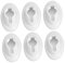 Didiseaon 6pcs Nail Polish Bottle Base Mat Durable Nail Art Organizer for and Home Use Prevents Spills and Stabilizes Polish Bottles