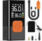 Luftpumpe Elektrische Fahrradpumpe Tragbare Kompressor Klein Luftpumpe 150PSI mit 6000mAh Akku Elektrische Reifenpumpe mit Digitale Anzeige LED Licht 5 Modi für Auto Fahrrad Motorrad