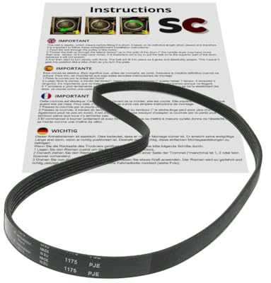 SC Solocorreas Waschmaschinenriemen 1175 PJE