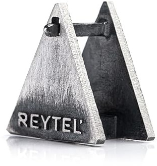 REYTEL Handgefertigt Ohrringe Silber 925 – Kleine Creolen Wikinger Ohrring für Herren Damen – Ausgefallene Schmuck Geschenk für Frauen Männer