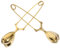 SMASOLO 2 Pièces Filtre à boule de thé infuseur à thé Infuseur de thé en forme de cœur filtres à thé passoire à thé coeur boules à thé pour thé en vrac Doré
