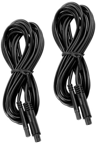 Gogogmee 2Pcs Rear View Camera Extension Cable Pin Reverse Car Recorder Cord for Dash Cam Durable and Versatile Car Extension Line Easy to Use and Store