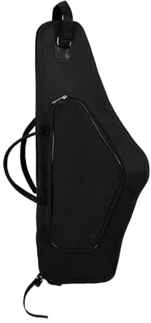 Toyvian Wasserdichte Stoßfeste Altsaxophon Tasche mit Gepolstertem Innenfutter Verstellbaren Schulterriemen und Praktischem Tragegriff Geeignet für Musiker Unterwegs und Outdoor auftritte