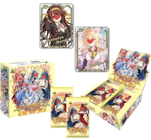 MyOuch Goddess Story 2 Yuan 16 Pack，Charming Figure Waifu Card，Beautiful and Elegant，Animation Girls Trading Card Series，Anime Beauties Box (NS2-16)
