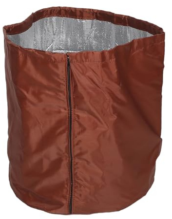 ibasenice Couverture Anti-Gel pour Plantes D’Extérieur 65X70 CM Toile de Protection Hivernale Transparente Résistante Housse Isolante Kaki Réutilisable pour Arbustes Pots et Jardin en