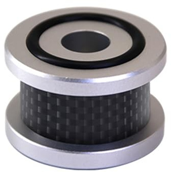 Xjdzineq Loudspeaker Pad Isolation Feet Shock Absorbing Aluminum Carbon Subwoofer Isolator Mounting Turntable Recorder Aluminum