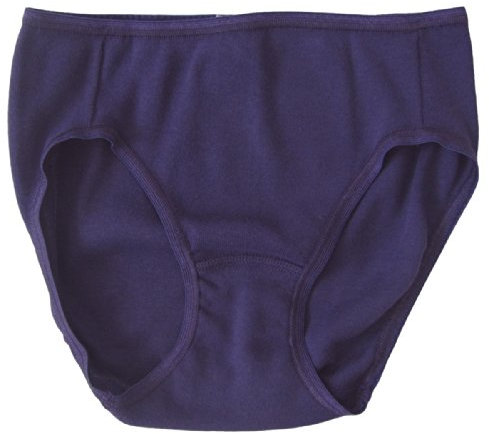 HERMKO 2130 Mädchen Slip aus 100% Bio-Baumwolle, Unterhose in Feinripp-Qualität, Farbe:lila, Größe:98