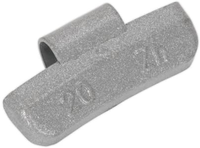Sealey Wwah20 Wheel Weight 20G Hammer-On Plastic Coated Zinc Alloy Wheels 100Pc