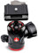 Manfrotto Cabeza de Bola Compacta 494, Cabeza de Bola de Fluida para Trípode, Estabilizador de Cámara, Equipo de Fotografía para Creación de Contenido, Fotografía