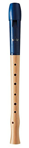 Flauta Moeck Soprano Flauto1 Plus 1024 Mixta Digitación Barroca