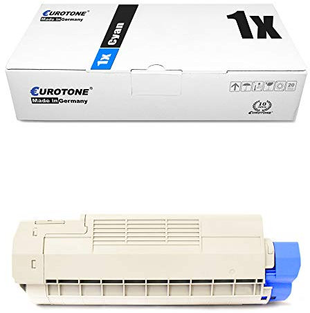 1x Müller Printware XXL Cyan Toner für Oki Color C 612 C612N C612DN ersetzt 46507507