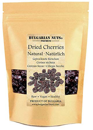 500 g Ciliegie Naturale, essiccate al sole completamente snocciolate naturalmente dolci - Senza zucchero aggiunto, senza additivi, senza conservanti. Ciliegie reali - Vero gusto.