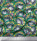 Soimoi Blau Baumwolle Batist Stoff Regenbogen & Perle Ozean Stoff Meterware 42 Zoll breit