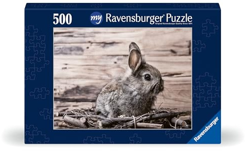 Ravensburger Fotopuzzle - 500 Teile Puzzle zum Selbstgestalten - personalisierte Fotogeschenke für Kinder und Erwachsene (Blaue Pappschachtel/Querformat)
