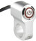 Larcele Motorrad Lenkerschalter Druckschalter für Motorrad Scheinwerfer mit Ring und Leistung Symbol Kontrollleuchte, Universal Durchmesser 22mm SBKG-06 MEHRWEG (Rot Kontrollleuchte)