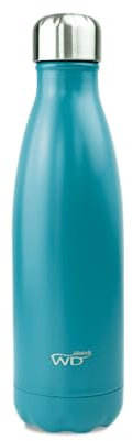 WD lifestyle WD365, Bottiglia Termica Acciaio Inox Unisex Adulto, Petrolio, M