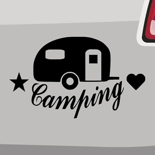 Wohnwagen Aufkleber -6 Größen 21 Farben- Camping Natur Freizeit Urlaub Erholung