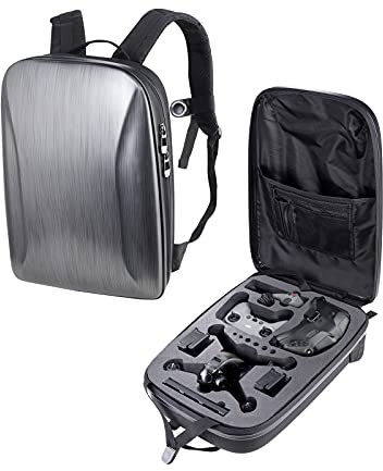 Miieomi Rucksack für DJI FPV Combo und DJI FPV Drohne Zubehör, Wasserdicht Koffer Rucksack für DJI FPV Zubehör (DJI FPV Drohne und Zubehör Sind Nicht Enthalten)