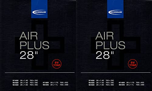 2X Schwalbe Schlauch SV17AP 28 Zoll (37/47-622/635) Air Plus