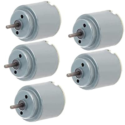1,5-6 V 5000-20000RPM DC Micro moteur électrique 260 Mini moteur à arbre rond pour bateau RC avion jouets modélisme loisirs créatifs (5 pièces)