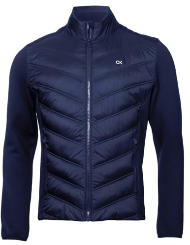 Calvin Klein Mens Frontera Insulated Breathable Hybrid Golf Jacket