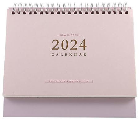NUOBESTY Tischkalender 2023–2024 Tischkalender Monatlicher Bürokalender Wandkalender 2024 Kalender Planer Für Heimbürobedarf