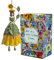 Fiebiger Floristik Blumen-Mädchen Sonnenblumenmädchen gelb-grün zum Hängen Elfen-Dekofigur Flower Fairy Figur Blumenfigur Skulptur Blumenkinder in Geschenk-Box