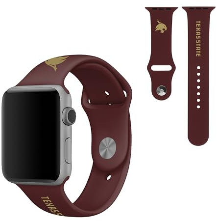 SOAR NCAA Uhrenarmband 42 mm, Texas State Bobcats