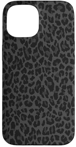 iPhone 15 Black And White Cheetah Leopard Print Phone Case Cute Animal Case