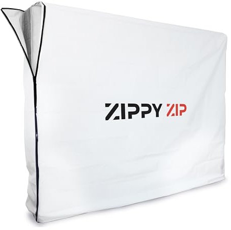 ZIPPYZIP – Housse de Protection en Plastique pour Matelas – 3 Tailles Disponibles – Sac de Rangement Résistant à l'Eau, aux Déchirures – Déménagement, Stockage & Transport (90x200)