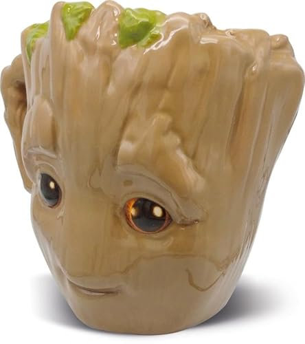 joojee GmbH Marvel Groot 3D Tasse, 500 ml, Green