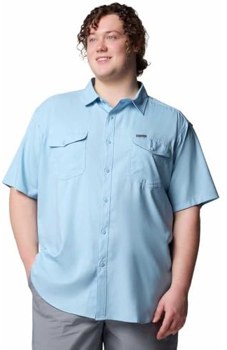 Columbia Homme Maillot à Manches Courtes Solid, Utilizer II