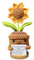 Furtryvl Sunflower Crochet Potted Flowers - Inspiration Funny Handmade Plant, Cute Knitted Joy