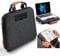nediea Laptop Case 13.3 14 Inch, Laptop Sleeve Bag, 3-in-1 Lap Desk with Bookclip, Water Resistant Computer Case, Compatible with Mackbook, Chromebook, Lenovo, HP, Dell, Asus Notebook (Dark Gray)