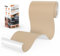 Xroam Kunstleder Selbstklebend, 12x160 cm Beige Leder Reparatur Patch, Lederflicken Selbstklebender, Kunstleder Reparaturset, Leder Patch Selbstklebend für Sofa, Autositze, Taschen, Jacken