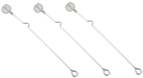 Amosfun 3St Rührstab küchenarmatur küche armaturen honigsticks Cocktailrührer cremiger Honig Mixer Werkzeug getränke Honigrührer Honig-Rührstäbchen Rostfreier Stahl Silver Wiederverwendbar