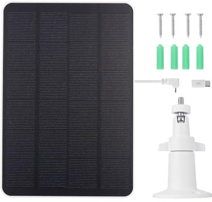 vreplrse High-Efficiency Arlo Essential Arlo Spotlight Solar For Arlo XL Camera IP Solar Panel Arlo Spotlight Essential, 4W