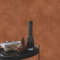 EB-Erismann Vliestapete Elle Putzoptik Shabby Patina Effekt Orange Braun 10438-13