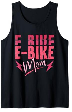 Mama E-BIKE MOM Elektro Fahrrad Lustiges Elektro Fahrrad Tank Top