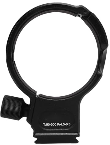 Akozon Metall-Objektivkragen Stativ-Mount-Ring T50-300mm F4.5-6.3 Objektiv Sichere Stabile Stütze Langes Tele-Gewicht Leichtes Robustes Ideales Outdoor-Fotografie
