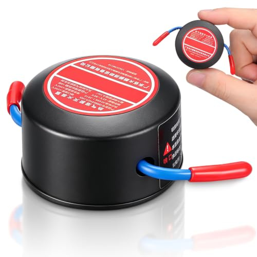 Parliky Estintore Aerosol Automatico per Auto e Barca, 10g, Lega di Alluminio, Sicuro per Dispositivi Elettronici, Installazione nel Motore, Ferro Sticker Estintore | Tecnologia Aerosol Brevettata, Uso in Spazi Automobilistici e Domestici, Sicuro per Dispositivi Elettronici