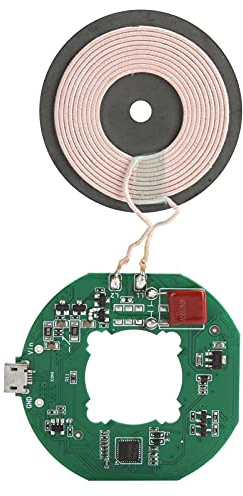 10W Qi Wireless Fast Charger Module DIY Charging Coil PCBA Circuit Board with Over Current Temperature Short