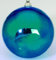 DS Euro 12er Set Christbaumkugeln, Weihnachtskugeln 10cm blau glänzend, Outdoor Kunststoff, schwer entflammbar, Lieferung Frei Haus